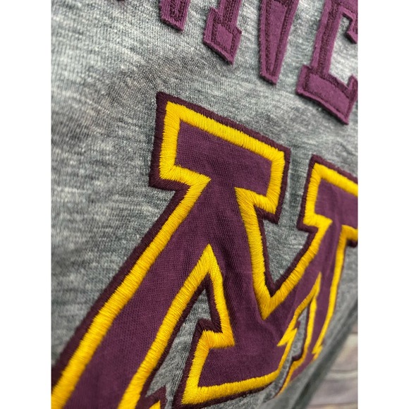 Colosseum University of Minnesota Maroon and Yellow Shirt Mens XL - Picture 10 of 11